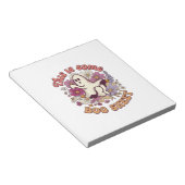 Is Some Boo Sheet Ghost Retro Bloemen_1 Notitieblok (Schuin)