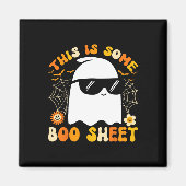 Is Some Boo Sheet Halloween Ghost Funny Cool Manne Magneet (Voorkant)