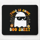 Is Some Boo Sheet Halloween Ghost Funny Cool Manne Muismat (Voorkant)