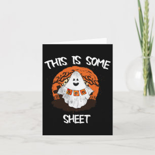 Is Some Boo Sheet Halloween Ghost Funny Gift Manne Kaart