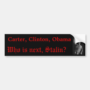 Is Stalin de volgende? Bumpersticker