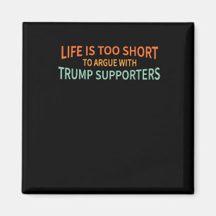 Is te kort om te discussiëren met Trump-aanhangers Magneet