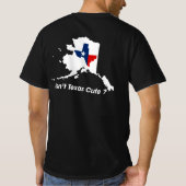 Is Texas Cute Funny Map niet T-shirt (Achterkant)