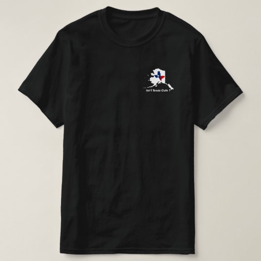 Is Texas Cute Funny Map niet T-shirt (Design voorkant)