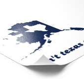 Is Texas Cute niet vergeleken met Alaska Foto Afdruk (Hoek)