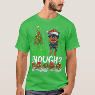 Is This Jolly Enough Brussels Griffon Dog Christma T-shirt
