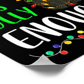 Is This Jolly Enough Funny Black Cat Christmas Tre Poster (Hoek)