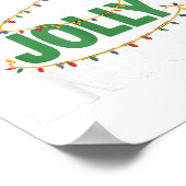 Is This Jolly Enough Funny Christmas Tree Lights H Poster (Hoek)