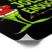 Is This Jolly Enough Funny Christmas Tree Lights H Poster (Hoek)