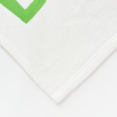 Is This Jolly Enough Green Merry Christmas Tree Li Fleece Deken (Hoek)