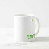 Is This Jolly Enough Green Merry Christmas Tree Li Koffiemok (Voorkant rechts)