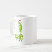 Is This Jolly Enough Green Merry Christmas Tree Li Koffiemok (Voorkant links)