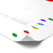 Is This Jolly Enough Green Merry Christmas Tree Li Poster (Hoek)