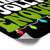 Is This Jolly Enough Merry Christmas Tree Lights F Poster (Hoek)