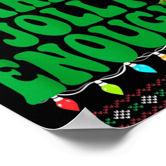 Is This Jolly Enough Merry Christmas Tree Lights F Poster (Hoek)