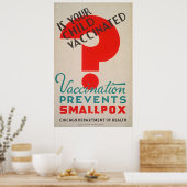 Is uw kindervaccinatieposter poster (Keuken)