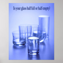Is uw Poster met halve waarde voor glas (Matte)