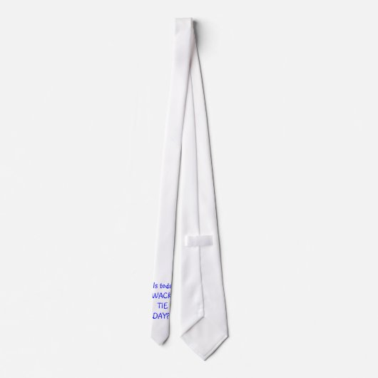 Is vandaag de dag een onhandige stropdas dag?! (Achterkant)