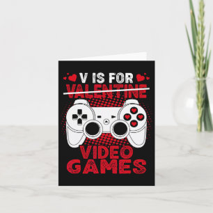 Is voor Videospellen Valentijnsdag Gamer Boys Mann Kaart