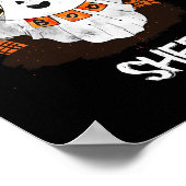 Is Wat Boo Vel Halloween Geest Grappig Cadeau Mann Poster (Hoek)