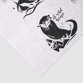 Is Wild Grace – Otter in Motion Minimalist Design Tissuepapier (Detail)
