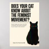 Is Your Cat Ready for the Feminist Movement? Poster (Voorkant)