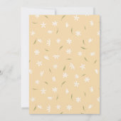 Is ze de eerste verjaardag niet, bedankt! aankondiging (Achterkant)