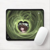 Is ze een droom? Fantasy/Fractal Mousepad Muismat (Met muis)