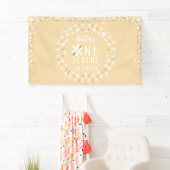 Is ze geen nederige Yellow Daisy Birthday Banner? Spandoek (Insitu)