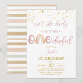 Is ze niet de eerste geboorte van de parelregenboo kaart (Voorkant / Achterkant)