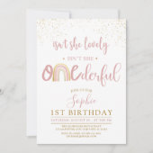 Is ze niet een prachtige Boho regenboog eerste ver Kaart (Voorkant)