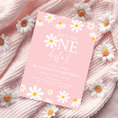 Is ze niet een prachtige roze Boho Daisy eerste ve Kaart