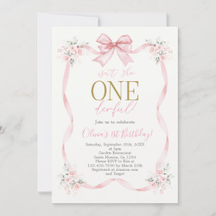 Is ze niet geweldig 1e verjaardag uitnodiging