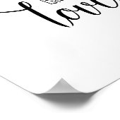 Is ze niet lekker babymeisje in de neursery print? poster (Hoek)