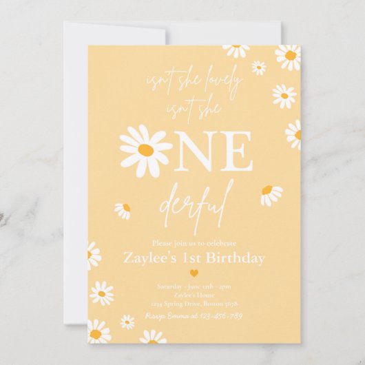 Is ze niet leuk, ze is niet een eenzame Boho Birth Kaart (Voorkant)