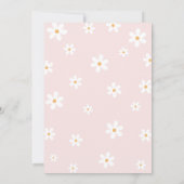 Is ze niet mooi retro groovy bloem verjaardag kaart (Achterkant)