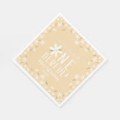 Is ze niet nederig Custom Daisy Boho Napkins? Servet (Hoek)