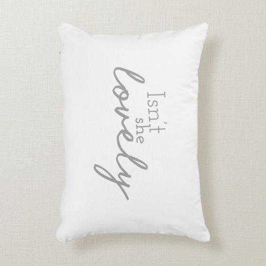 Is zij niet het liefdevolle geschreven Ontwerp van Accent Kussen (Voorkant(Verticaal))