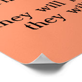 Isa40:31 Met een adelaar voor Amerikaanse vlag Poster (Hoek)