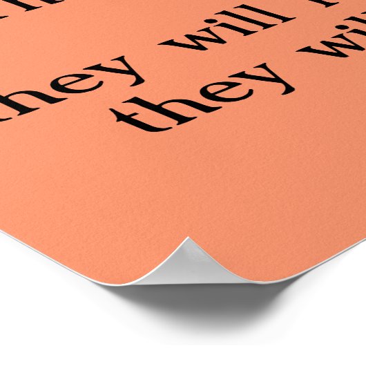 Isa40:31 Met een adelaar voor Amerikaanse vlag Poster (Hoek)