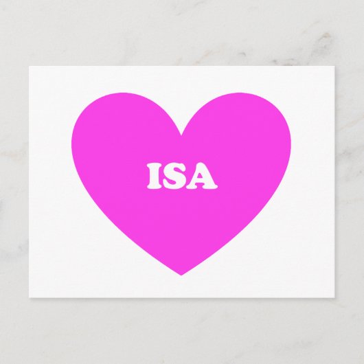 Isa Briefkaart (Voorkant)