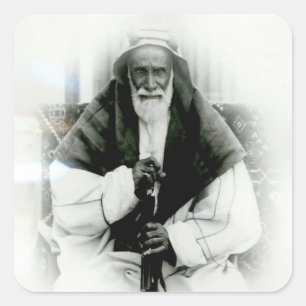Isa Ibn Ali Al Khalifah Vierkante Sticker