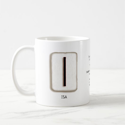 Isa RuneStone-Mok Koffiemok (Links)