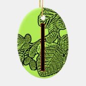 Isa Viking Rune Yule Ornament - Stillness (Achterkant)