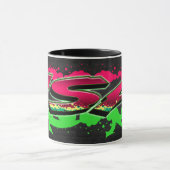 Isa Vorname Name Graffiti red green Tasse Mok (Midden)