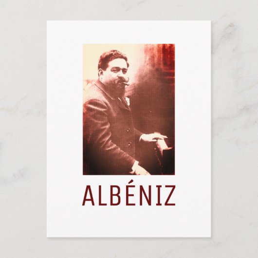 Isaac Albéniz Briefkaart (Voorkant)