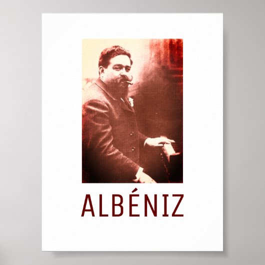 Isaac Albéniz Poster (Voorkant)