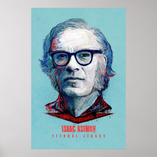 Isaac Asimov Eternal Legacy Poster (Voorkant)
