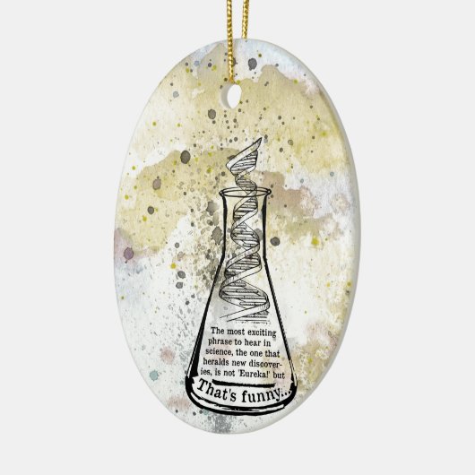 Isaac Asimov Quote Keramisch Ornament (Links)