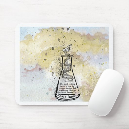 Isaac Asimov Quote Muismat (Met muis)